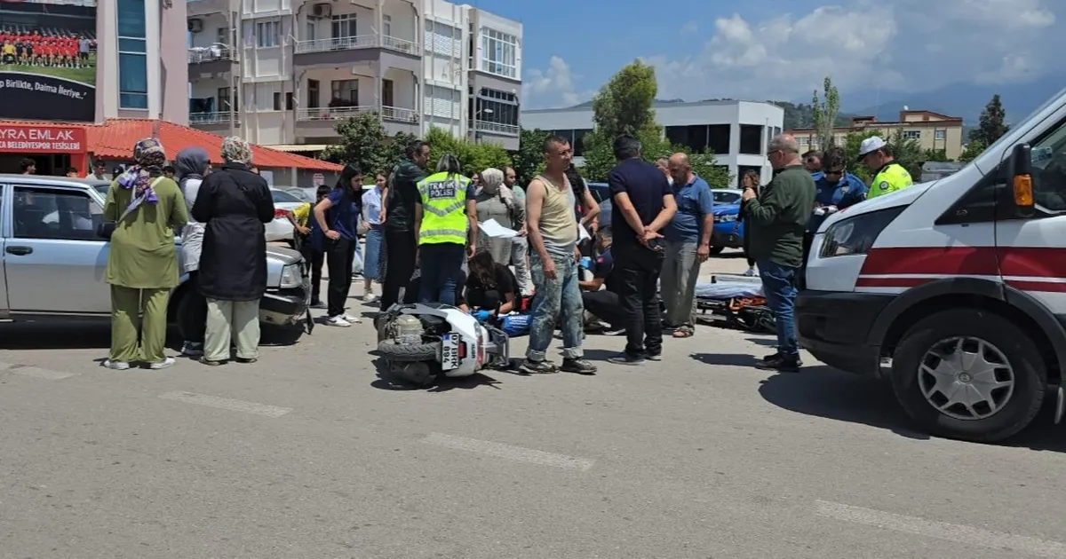 Antalya Kumluca’daki kazada iki öğrenci yaralandı