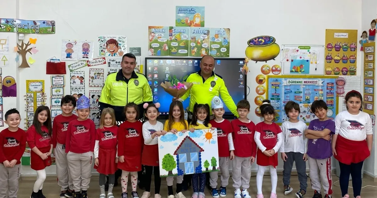 Bursa Gemlik’te miniklere trafik bilinci aşılandı