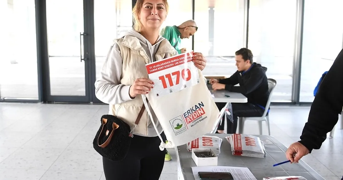 Bursa Osmangazi’de tarihi koşuya katılacaklar numara aldı