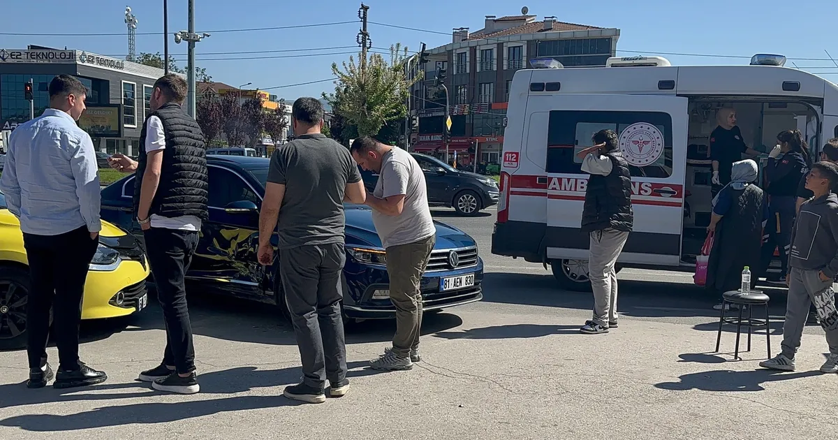 Düzce’de trafik kazası: 1 yaralı