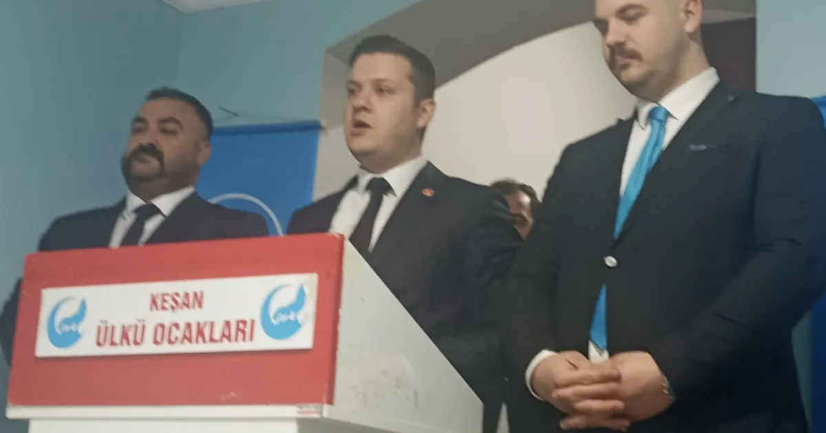 Edirne’de Keşan Ülkü Ocakları’nda görev değişimi
