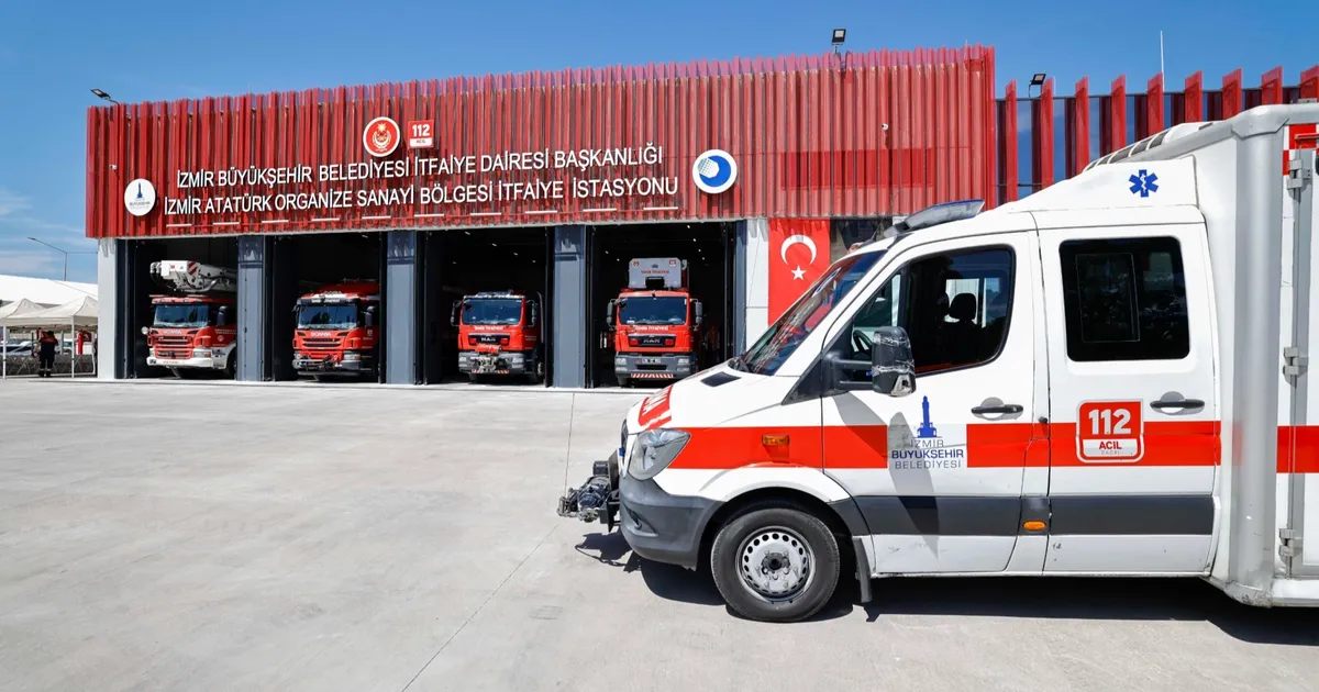 İzmir Çiğli’de itfaiyeye modern istasyon