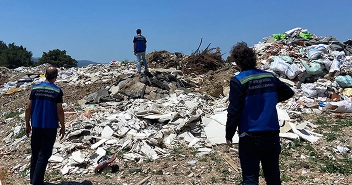 İzmir Gaziemir’de açık alana atığa 1,8 milyar TL ‘çevre’ cezası!