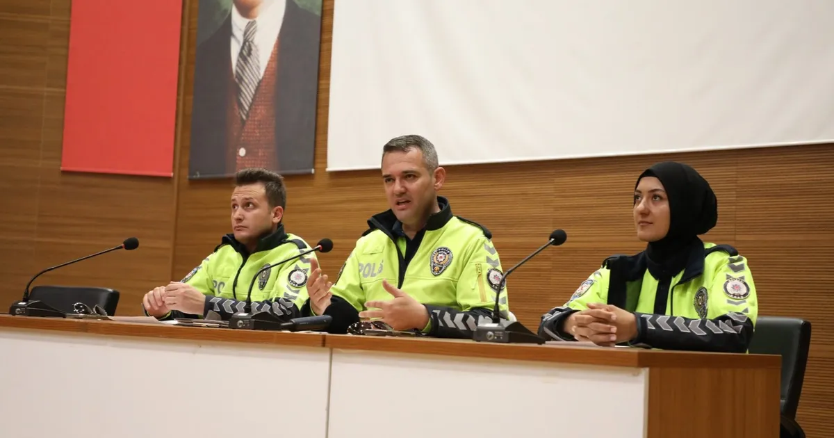 Kayseri Melikgazi personeline trafik güvenliği eğitimi