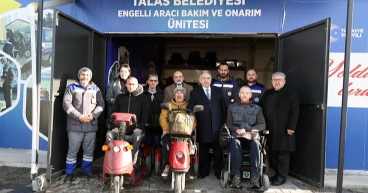 Kayseri Talas’ta engellilerin yüzünü güldüren tesis