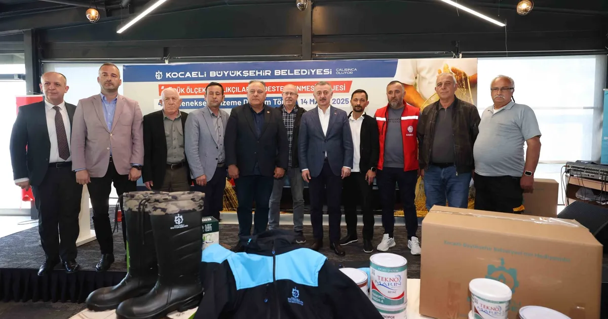 Kocaeli Büyükşehir’den balıkçılığa büyük destek