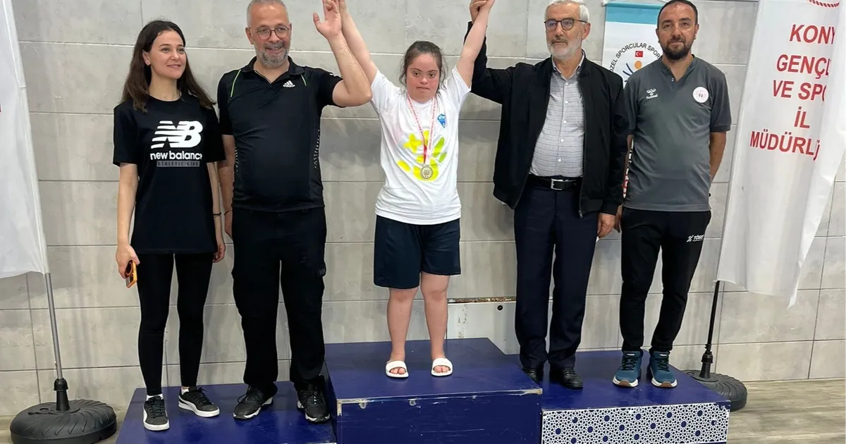 Konya Meram’da yüzmede ilk yarış, ilk zafer