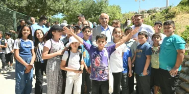 Malatya'da öğrencilerin “Yaz Seninle Güzel” programı keyfi