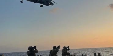 TCG Gaziantep Fırkateyni Libya eğitiminde